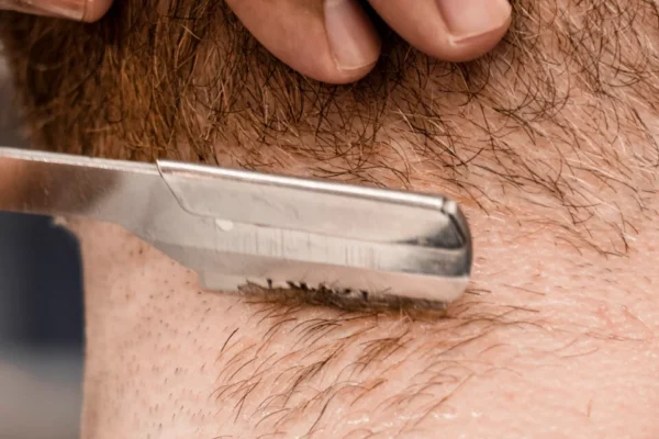 Close-Shot-of-Beard-Shave Close-Shot-of-Beard-Shave